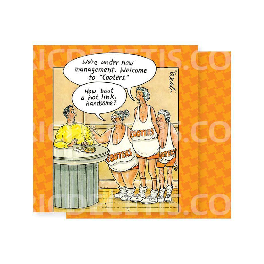Pictura Cooters Eric Dolly Napkin with colorful coastal design, soft fabric, and decorative details for table setting.
